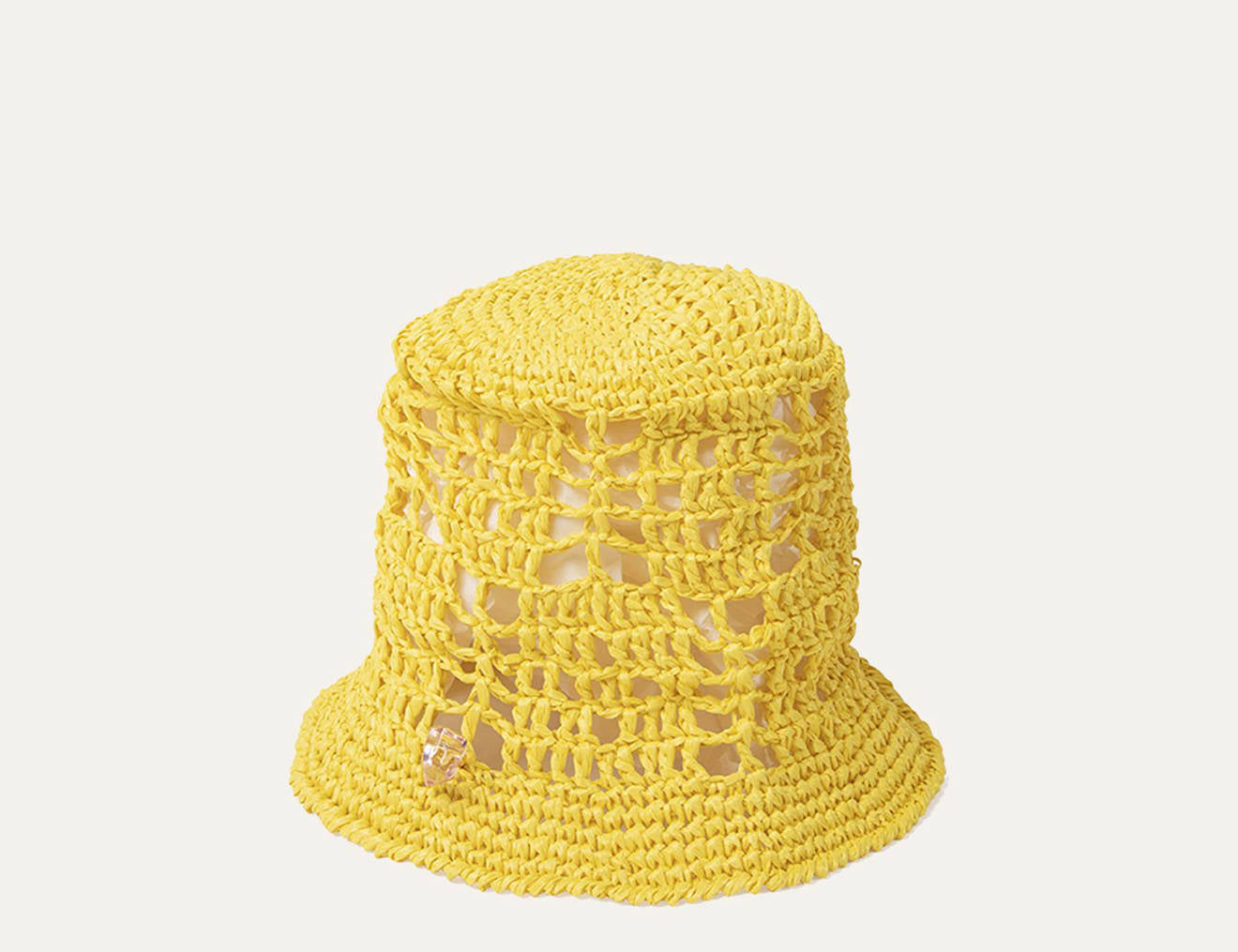 Crochet Hat with Stone